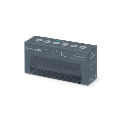 Портативная колонка Rombica MySound BT-01, синий