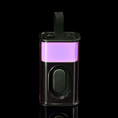 Bluetooth-колонка с подсветкой Groove, серая