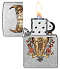 Зажигалка ZIPPO Rick Rietveld с покрытием Street Chrome, латунь/сталь, серебристая, 38x13x57 мм - Фото 3