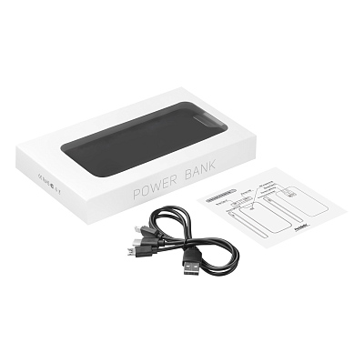 Внешний аккумулятор Оптима (Optima) 10000 mAh, черный