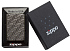 Зажигалка ZIPPO Armor® с покрытием High Polish Black Ice®, латунь/сталь, чёрная, 38x13x57 мм - Фото 7