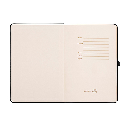 Бизнес-блокнот GLORI, A5, красный, твердая обложка, в линейку