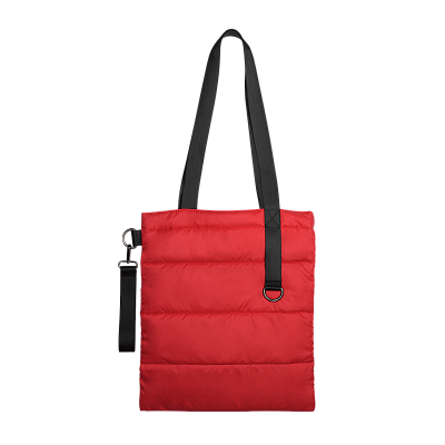 Шоппер Superbag Bubble, с магнитной кнопкой (красный с черным)