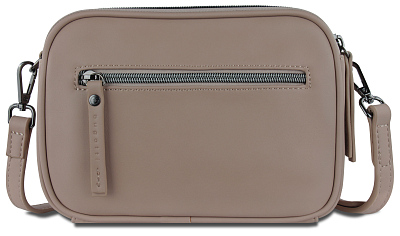 Сумка кросс-боди женская BUGATTI Almata, песочная, полиуретан, 21,5х6х15 см