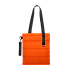 Шоппер Superbag Bubble, с кнопкой (оранжевый с черным) - Фото 4