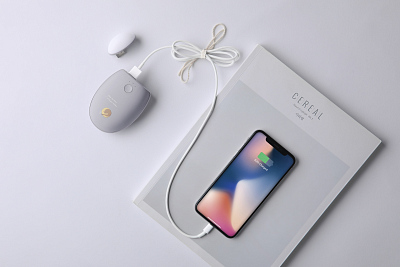 ПЗУ-грелка-фонарь Solove N2S Hand warmer, розовый