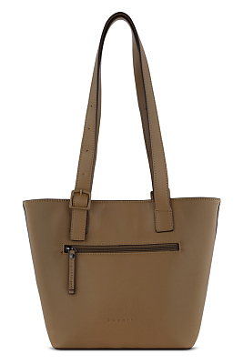 Сумка женская BUGATTI Zita, коньячная, полиуретан, 34 x 14 x 24,5 см