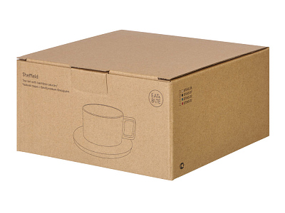 Чайная пара с бамбуковым блюдцем Sheffield