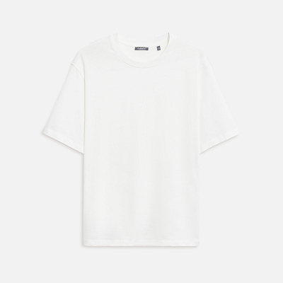 Футболка унисекс RUST, 100% хлопок, 240 гр., белая (теплый тон), размер L