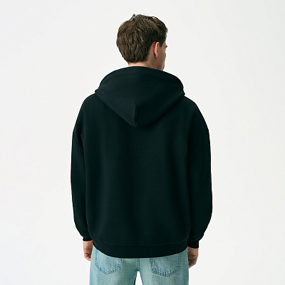 Худи релакс унисекс Баланс (Balance), с начесом, черный, размер 3XL/4XL (Чёрный)