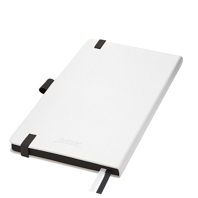 Ежедневник Арктик (Arctic) недатированный, белый/черный