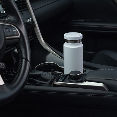 Термобутылка вакуумная герметичная Аллегра (Allegra), черная