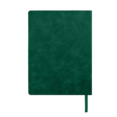 Ежедневник недатированный Solas, формат А5, с магнитом, зеленый, кремовый блок в линейку