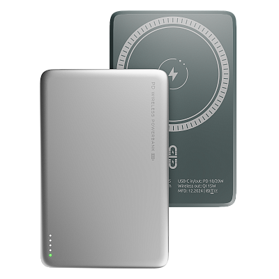 Беспроводной магнитный ПЗУ Olmio QM-15, серебро