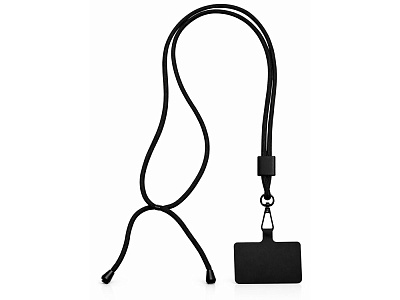 Ремешок на шею для телефона Риксо (Чёрный)