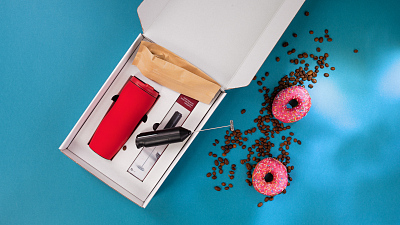 Набор "Латте", красный