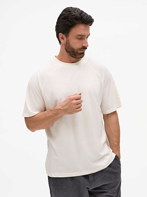 Футболка унисекс оверсайз T2, молочно-белая (Белый)