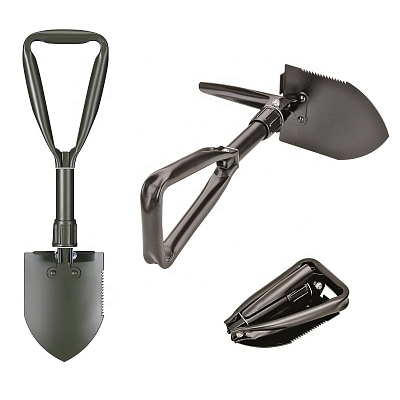 Лопата складная Multi Shovel Pro, чёрная