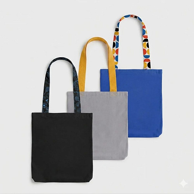 Шопер-конструктор Bolsa с широкими ручками с полноцветной печатью (Полноцвет)