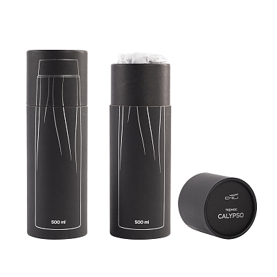 Термос "Calypso_Квинтет" 500 мл, сталь/soft touch, стальной серый