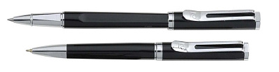 Набор Pierre Cardin PEN&PEN: ручка шариковая + роллер. Цвет - черный. Упаковка Е или E-1 (Черный)