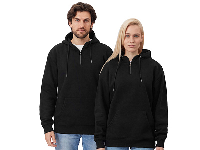 Худи Hamburg, унисекс (Чёрный)