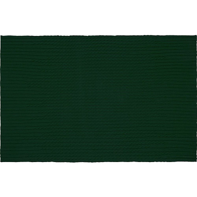 Плед Tressa, темно-зеленый