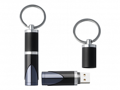 USB-флешка Lapo на 32 Гб (Черный, темно-синий, серебристый)