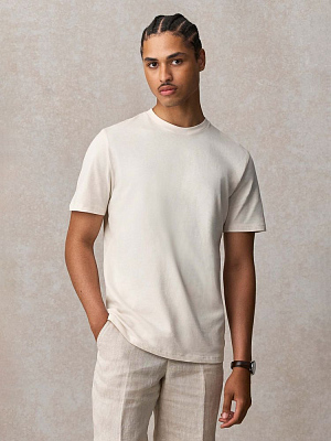 Футболка унисекс Lyam, белая (белоснежная)