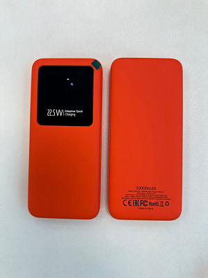 Внешний аккумулятор Kris soft touch 10000mAh (Оранжевый)