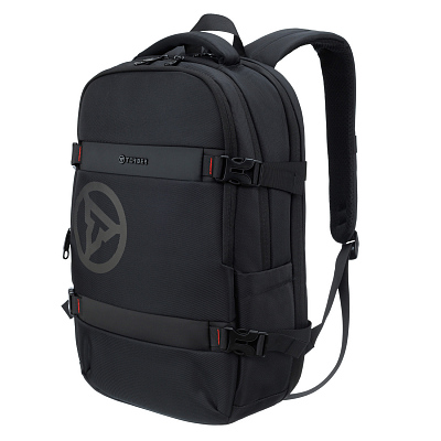 Рюкзак TORBER VOYAGE с отделением для ноутбука 18'', черный, полиэстер 900D, 34х16х47 см, 20 л