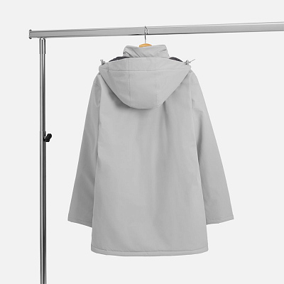 Куртка-парка унисекс Sfera, светло-серая