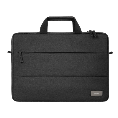 Сумка для ноутбука Фабио (Fabio), темно-серый (Серый, черный)