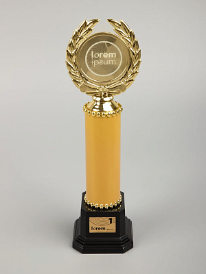 Стела EnterPrize, большая, золотистая