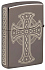 Зажигалка ZIPPO Celtic Cross Design с покрытием Black Ice®, латунь/сталь, черная, 38x13x57 мм - Фото 7