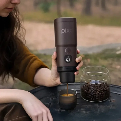 Электрическая мини-кофемашина WACACO Pixapresso, бордовый