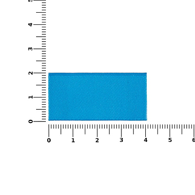 Лейбл тканевый Epsilon, XXS, голубой