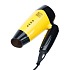 Фен DEWAL BEAUTY Aero Yellow, дорожный, жёлтый, 1400 Вт, 1 насадка - Фото 6