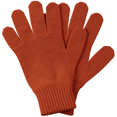 Перчатки Real Talk, темно-оранжевые (Оранжевый)
