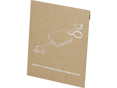 Выдвижной кабель для зарядки Reel 6 в 1 с брелоком