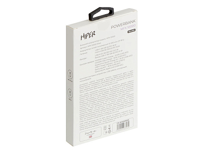 Портативный внешний аккумулятор MFX, 10000 mAh