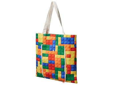 Складная сумка для шопинга с возможностью полноцветной печати