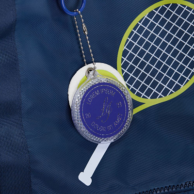 Пешеходный светоотражатель «Круг», белый