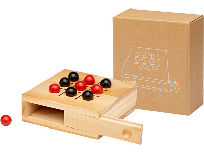 Деревянная игра в крестики-нолики Strobus