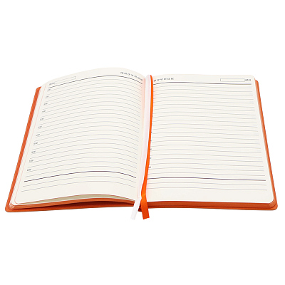 Ежедневник A5 недатированный Gabby в мягком переплёте, оранжевый