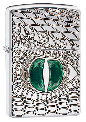 Зажигалка ZIPPO Armor™  с покрытием High Polish Chrome, латунь/сталь, серебристая, 38x13x57 мм (Серебристый)