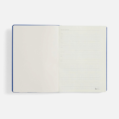 Ежедневник Urban Hard, недатированный, ярко-синий