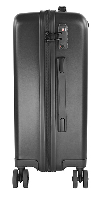 Чемодан BUGATTI Kallisto, чёрный, АБС-пластик, 35,5х23х53,5 см, 40 л