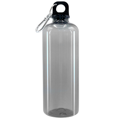 Бутылка пластиковая для воды Clipster  (Чёрный)