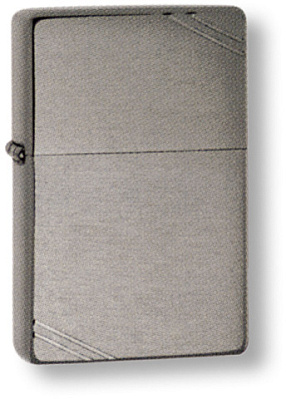 Зажигалка ZIPPO Vintage™ Series 1937, с покрытием Brushed Chrome, серебристая, 38x13x57 мм (Серебристый)